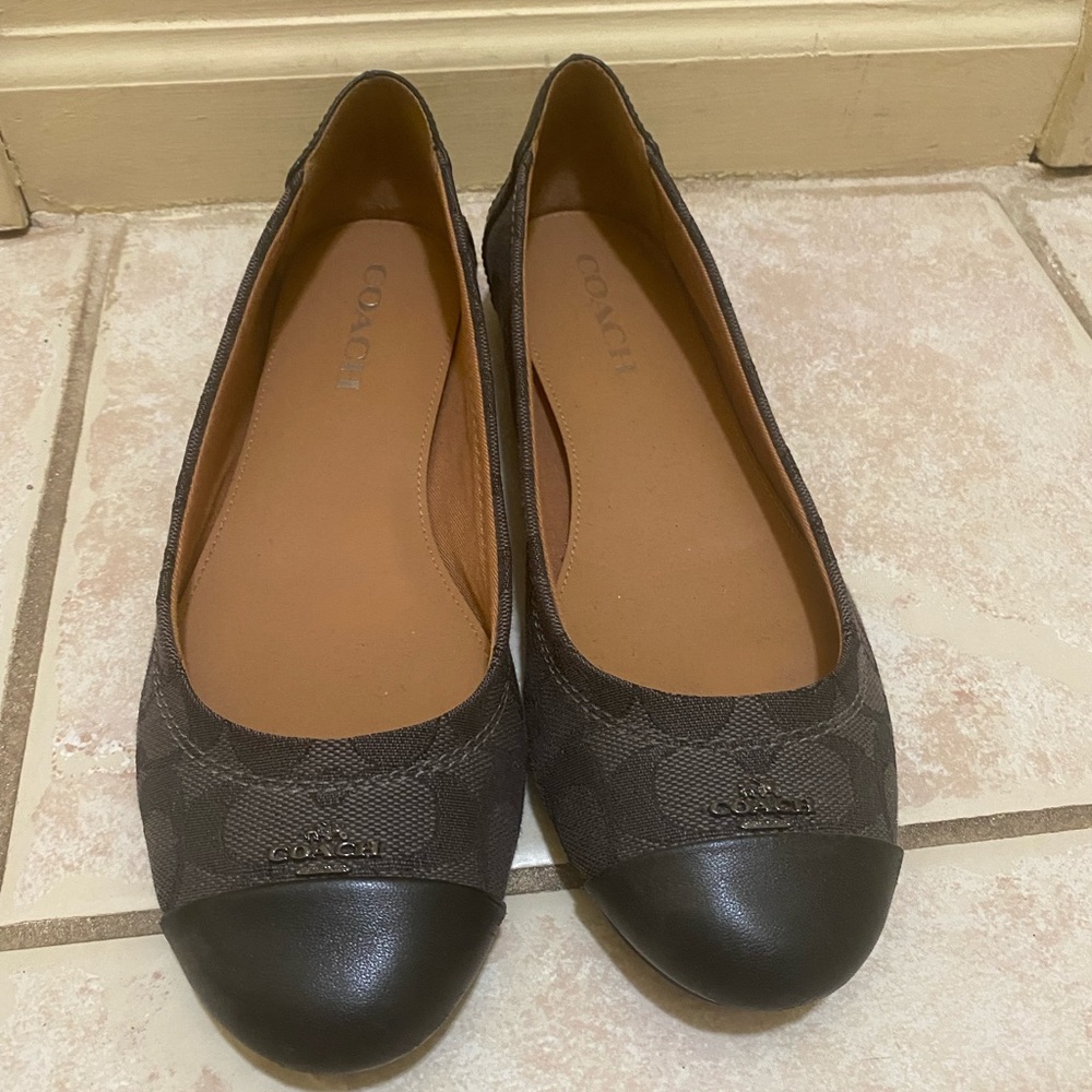 Black Women’s Coach Brand Chelsea Flats - Size 8.5